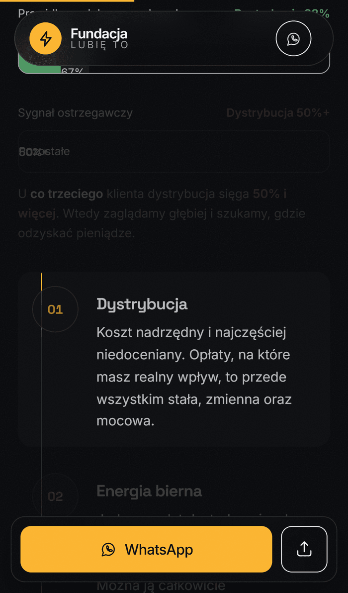 fundacja-lubie-to mobile — sekcja
